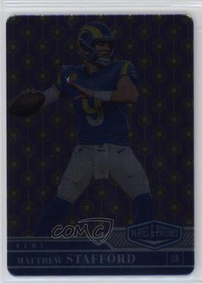 2023 Panini Plates & Patches Metal Vector 28/35 Matthew Stafford #57 1b16
