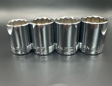 Craftsman 4 Piece 12 Drive Metric Shallow 12 Point Socket Set 21-24mm