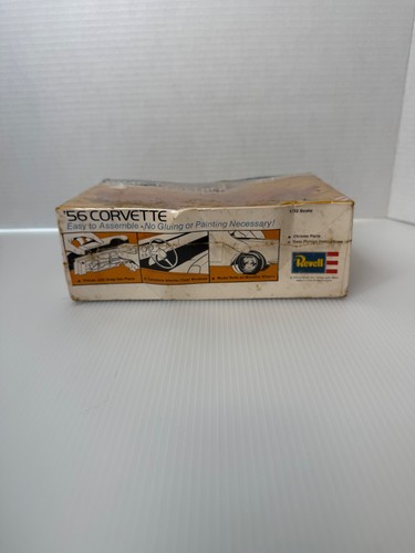New Revell ‘56 Vette Snap Together Kit #2 Red Corvette 1/32 Scale H-1102 - Picture 2 of 4