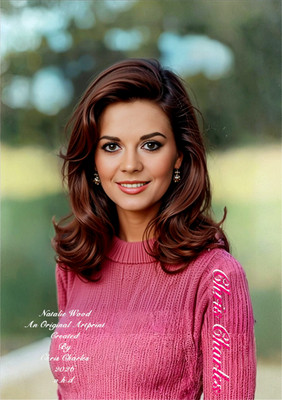 NATALIE WOOD EIN ORIGINAL KUNSTDRUCK von Chris Charles A3 UHD PORTRAIT