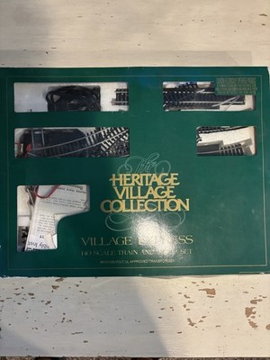 Dept. 56 Bachmann Heritage Village Express HO Scale Electric Train Set w Manual