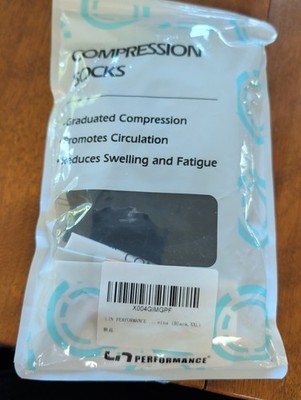 Lin Performance Compression Stockings Thigh High Medical 15-20mmHg Size XXL
