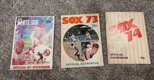 3 Chicago White Sox Programs 1971, 1973 & 1974
