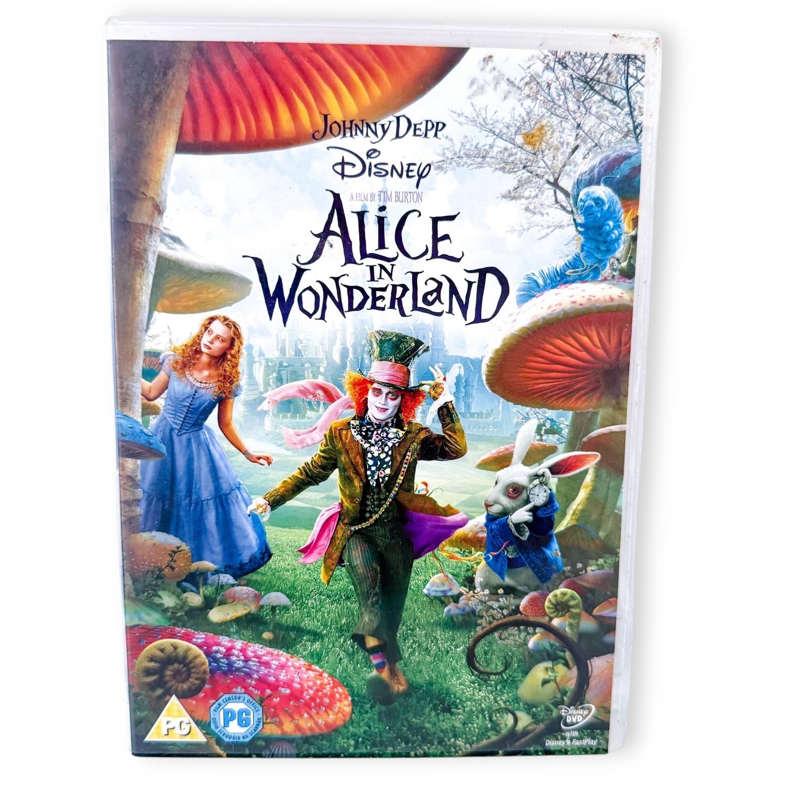 Johnny Depp Tim Burton Alice In Wonderland (DVD, 2010)