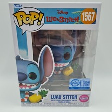 Funko Pop! Luau Stitch #1567 (Flocked) Special Edition Vinyl Figure Disney Lilo