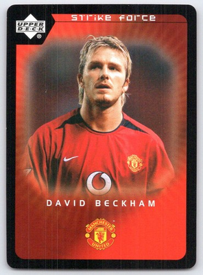 #ad 2003 Upper Deck Manchester United Strike Force #2 David Beckham $9.24