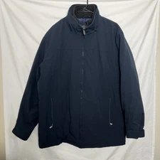 Mens Weatherproof Stretch Tech Coat Jacket Size Xl Navy Blue