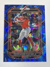 2023 Panini Prizm Baseball Blue Ice Prizm - Ceddanne Rafaela - Boston Red Sox