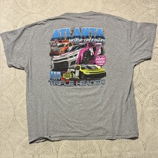 Port Company Gray 3xl Atlanta Motor Speedway Triple Header Nascar Shirt Port Company Gray 3xl Atlanta Motor Speedway Triple Header Nascar Shirt