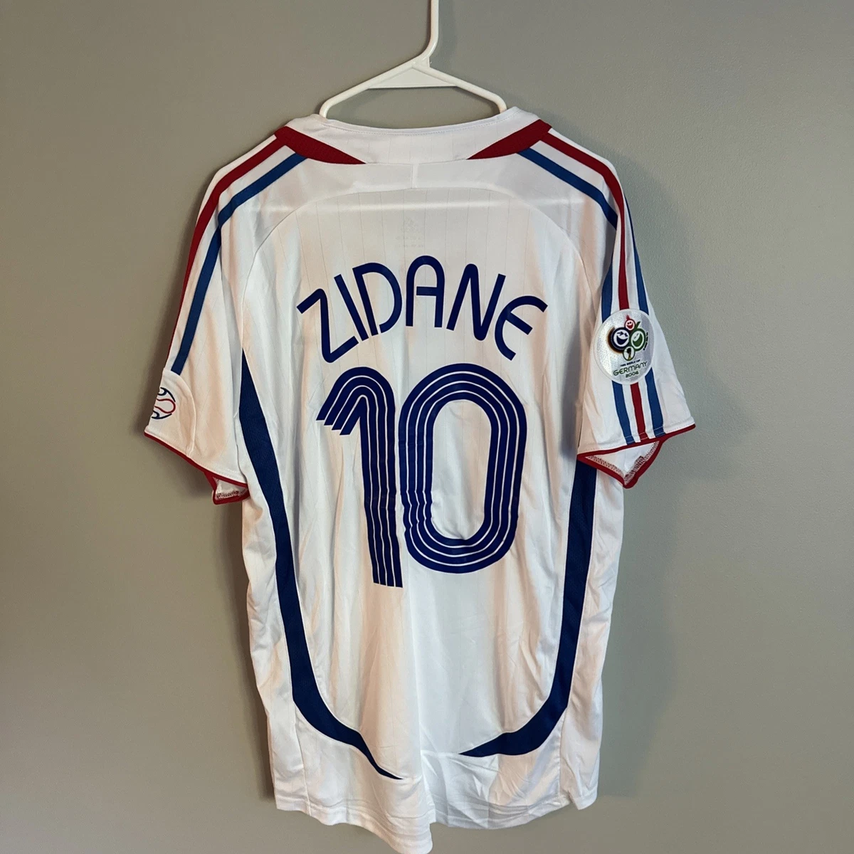 MAILLOT FRANCE COUPE du Monde 2006 Zidane S - FFF 06 shirt EUR 60,00 - FR