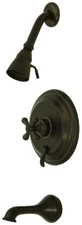 Kingston Brass KB363.0AXT Tub and Shower Trim Package - Bronze