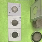 Lot of 3 Barber silver quarters 1898 San Francisco/New Orleans1899 Philadelphia
