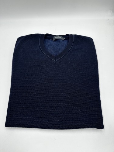 MAERZ März Herren Pullover 100% Wolle Merinowolle Gr 56 Top Blau Waffel Must - Bild 2 von 5