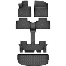 Floor Mats 1st 2nd 3rd Cargo Liner 20-25 Hyundai Palisade Floor Mats Set