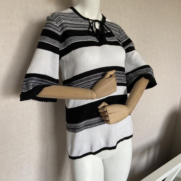 Women Polo Ralph Lauren Shirt Black Linen 38 / M /