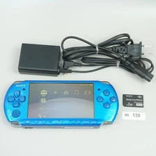 Sony PSP-3000 Playstation Portable Handheld Console Blue Tested