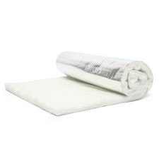 Hitzeschutz - Glasfasermatte mit Alubeschichtung 8mm - 30x30cm