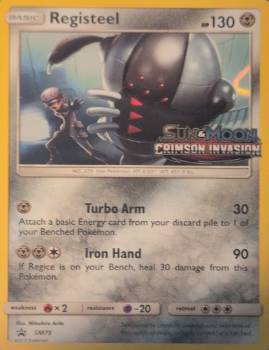 SM BLACK STAR PROMOS REGISTEEL PRE RELEASE