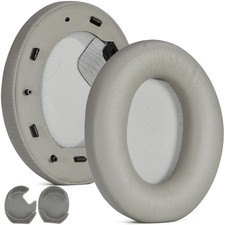 1 Pair Leather Foam Headphone Cover Replacement Cover for SONY MDR-1000XM4