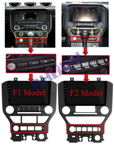 9" Android 10.1 Stereo Radio GPS Player Wifi 32G For Ford Mustang 15-21 Model - Foto 4 di 12