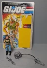 complete vintage Ripper action figure 1985 Hasbro GIJOE with 36 back card
