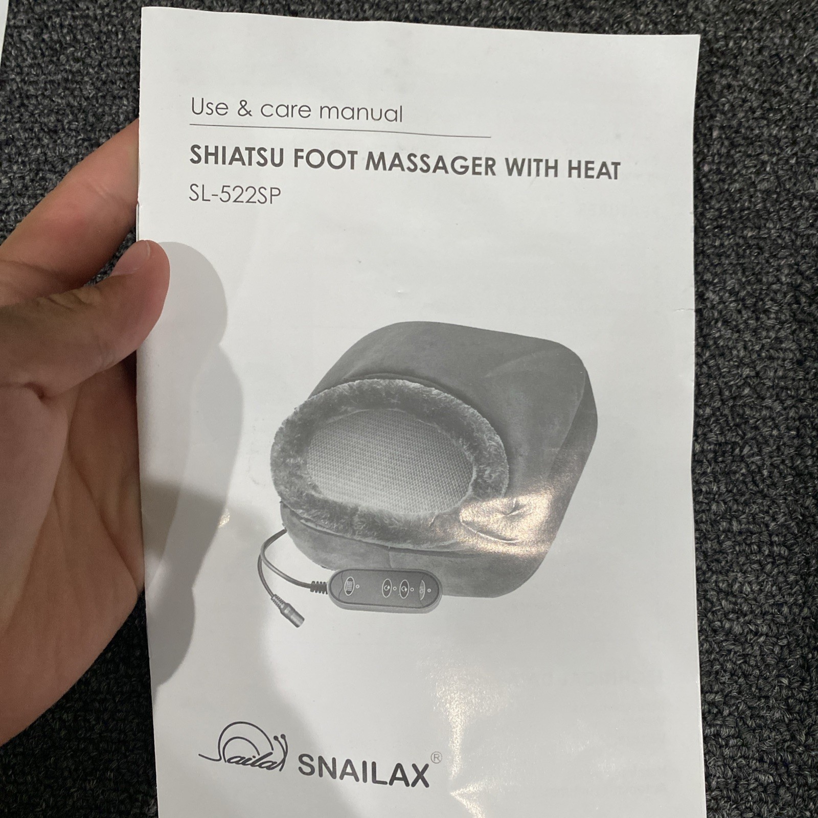 SnailaxFoot Warmer and Massager Model SL-522sp