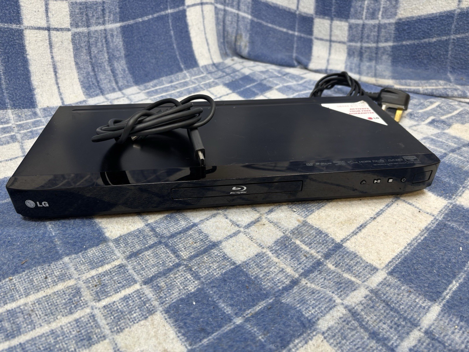 LG BD550 Network Blu-ray Disc USB Player **NO REMOTE**