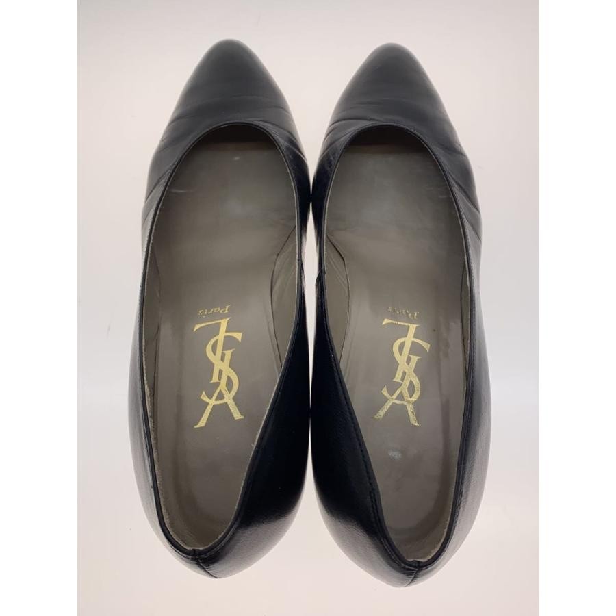 Saint Laurent decolte tacco YSL EU35 5 US5 5 pelle nera 08787a