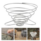  3 Pcs Folding Coffee Funnel Exquisite Steel Filter Holder Hand Brewer
