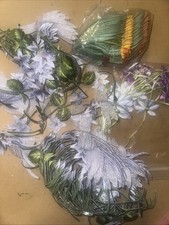 Junk Drawer Lot Of 50 Random Iron On Patches Appliqu  All Flowers Embroidered