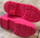 Girls Size 4 Waterproof Ugg Boots Fur Lined Hot Pink — photo 6
