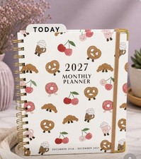 Jellycat Inspired 2027 Monthly Planner - December 2026 - December 2027