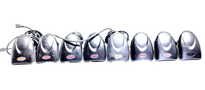 LOT OF 8  - HONEYWELL SCANNERS 1300 SERIES HYPERION BARCODE SCANNER USED.