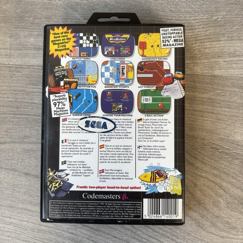 Juego Codemasters Micro Machines Sega Mega Drive - Completo con manual 1993 - Imagen 6 de 6