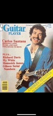 Carlos Santana Focused Guitar Player Issue 6/1978 Hy White Richard Davis Gibson