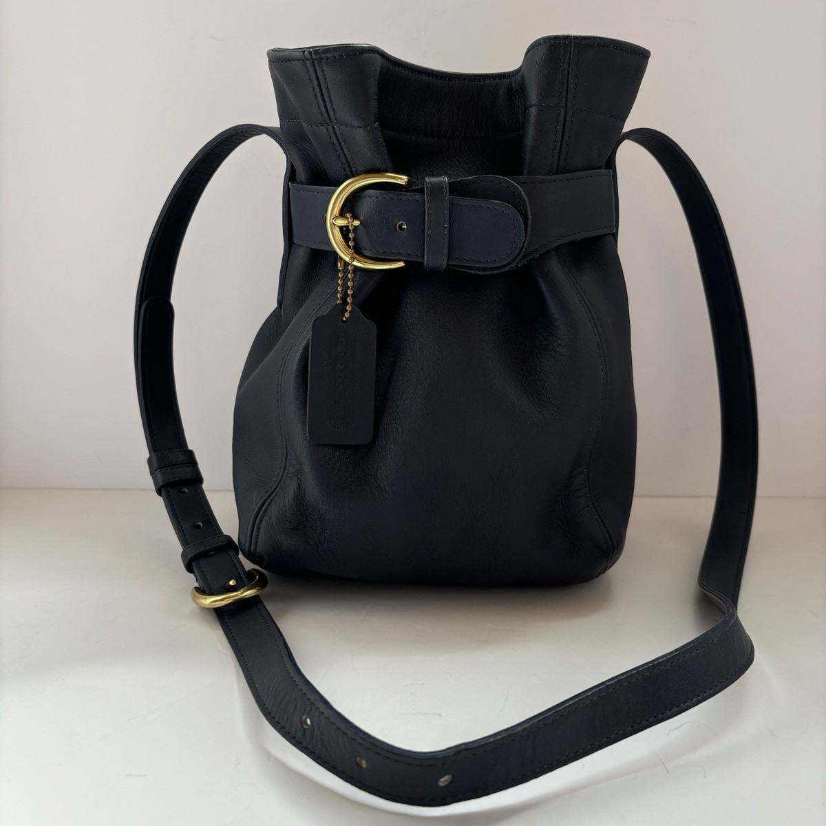 バッグ Vintage Coach Prairie Bag Dark Navy USA Vintage Coach Prairie Crossbody Bag Style No. | Depop