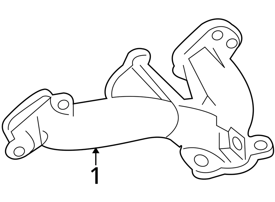 2006-2010 Pontiac G6 Turbocharger Exhaust Manifold With Turbo Charger LN0Z1 - Image 4 of 4