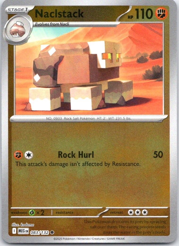 NaclstackReverse Halos Reverse Holo Common ME01: Mega Evolution 083/132 NM
