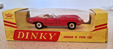 Dinky USA Import model 120 E Type Jaguar with soft top with original box.   Rare
