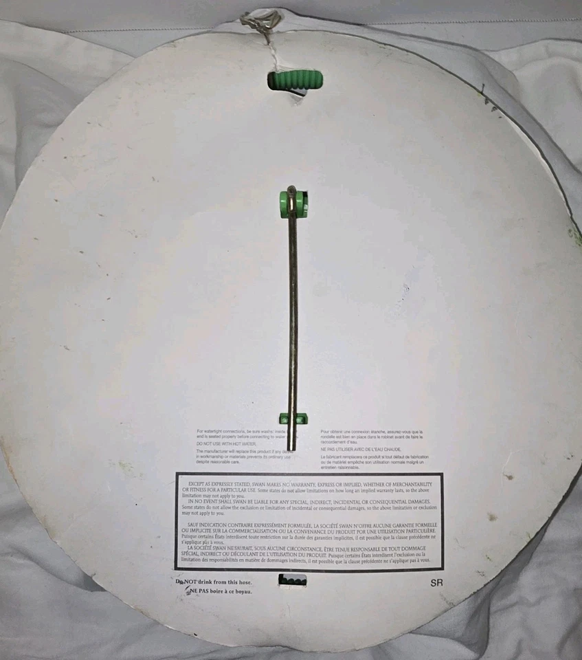 Rociador de jardín vintage 1999 Swan Garden "Hoze Rap" y rociador  Foto 4 de 4