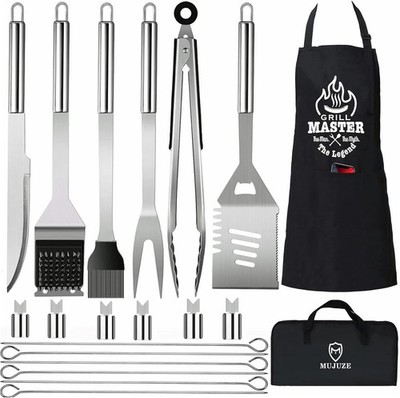 Grilling Accessories,BBQ Grilling Gifts for Men,BBQ Grill Sets for Father's