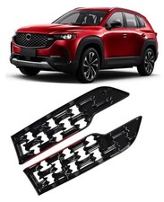 Mesh Grill Guard Fitment for 2023 2024 2025 Mazda CX50 Without Mesh Gloss Black