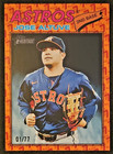 2026 Topps Heritage Jose Altuve #11 Color of the Year Parallel Bookend 1/77