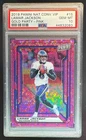 Lamar Jackson 2019 Panini National NSCC VIP Gold #15 Pink Disco Prizm /50 PSA 10