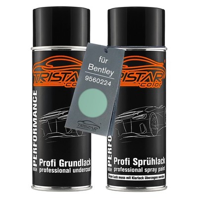 Autolack Spraydosen Set für Bentley 9560224 Celeste Pearlescent X. Grund Basis