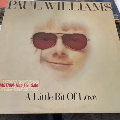PAUL WILLIAMS A Little Bit of Love A&M 12'' LP PROMO White Label Hype Sticker