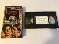 AUTUMN SONATA VHS 1978 INGRID BERGMAN LENA NYMAN LIV ULLMANN HOME VISION JANUS