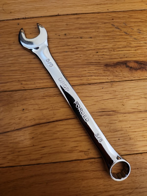 Combination Wrench 5/8 Drop Forged Steel 