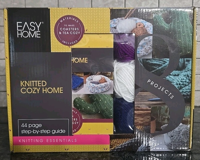 Easy Home Knitted Cozy Home Knitting Essentials With 44 Page Step By Step Guide