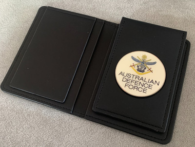 Leder Ausweis & Abzeichen Geldbörse - Australian Defence Force